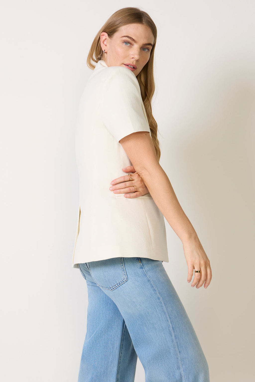 Women's Short Sleeve Blazer