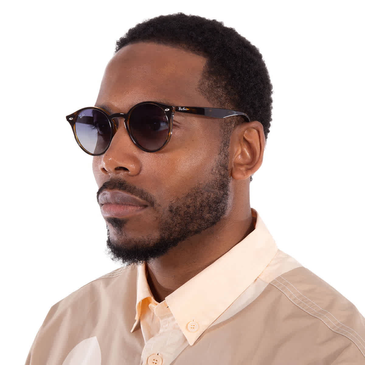 Ray Ban Grey Gradient Round Unisex Sunglasses RB2180 710/4L 51