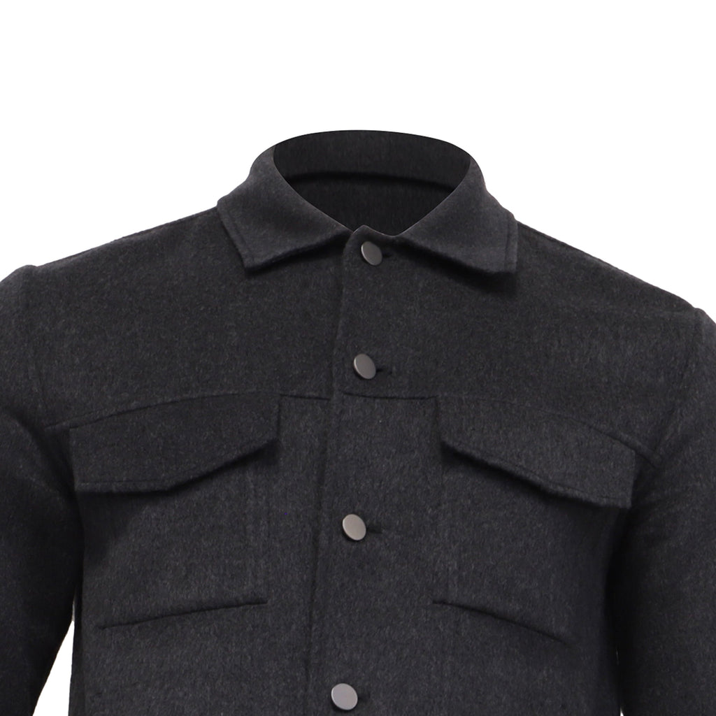 Theory Trucker Jacket in Grey Wool