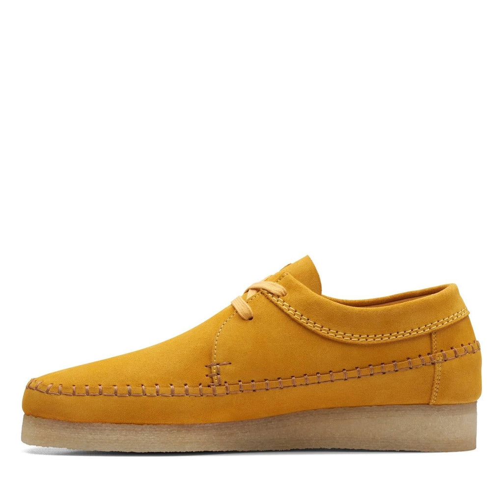Men's Weaver Shoes In Mustard Suede