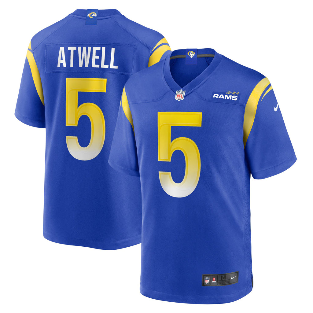 Los Angeles Rams Tutu Atwell Royal Home Game Jersey