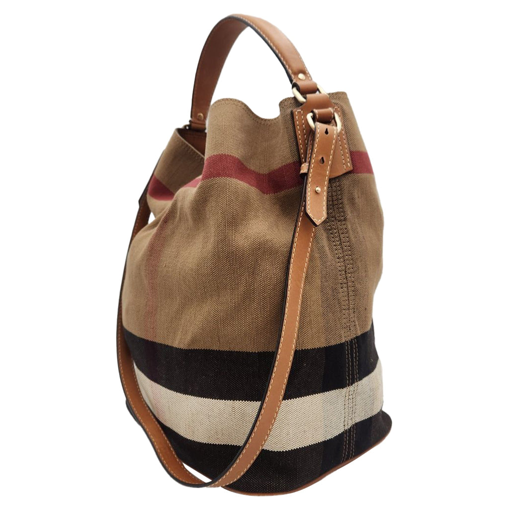 House Check Ashby Hobo Bag Medium Condition