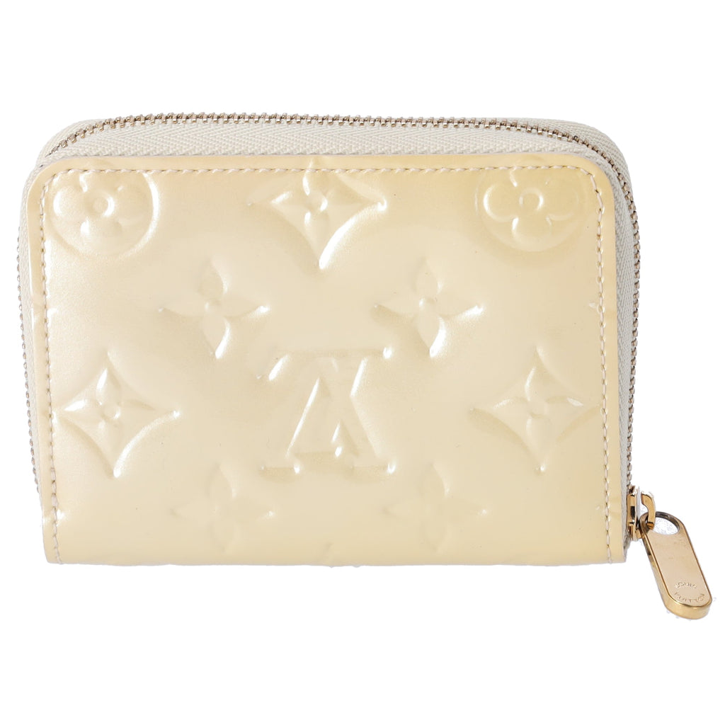Louis Vuitton Zippy Coin Card Wallet Monogram Vernis M91461 Corail