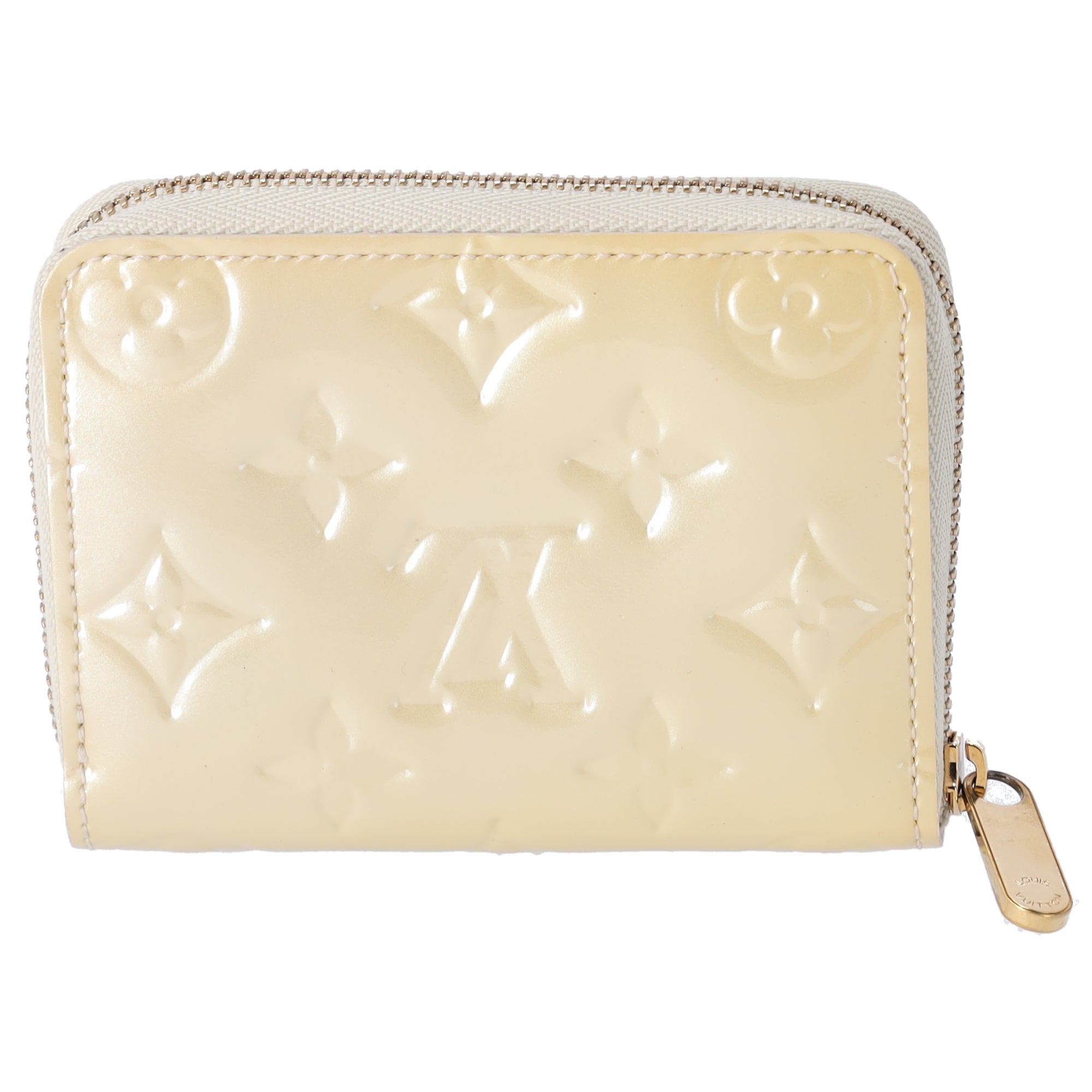 Louis Vuitton Zippy Coin Card Wallet Monogram Vernis M91461 Corail