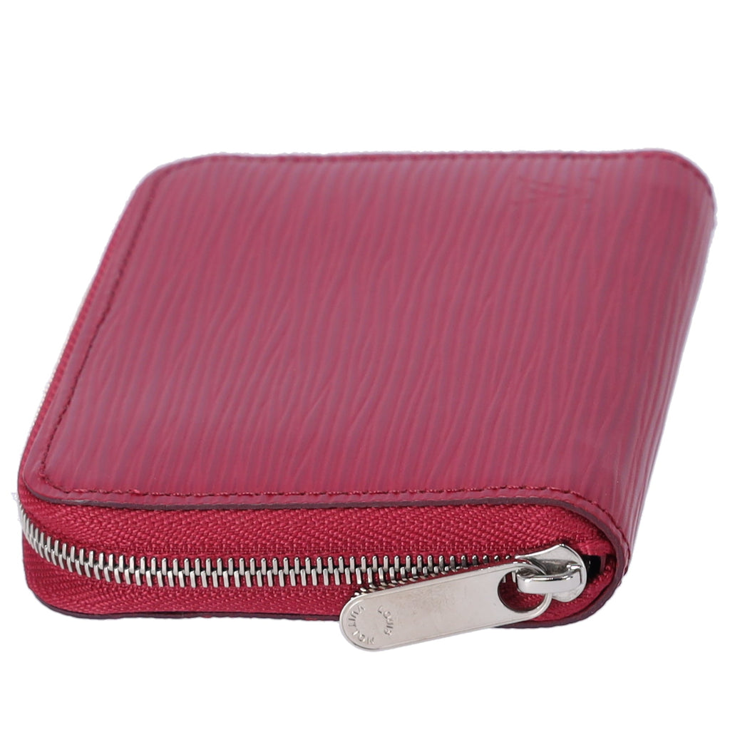 Louis Vuitton Zippy Coin Case Card Wallet M60383 Fuchsia Epi Leather