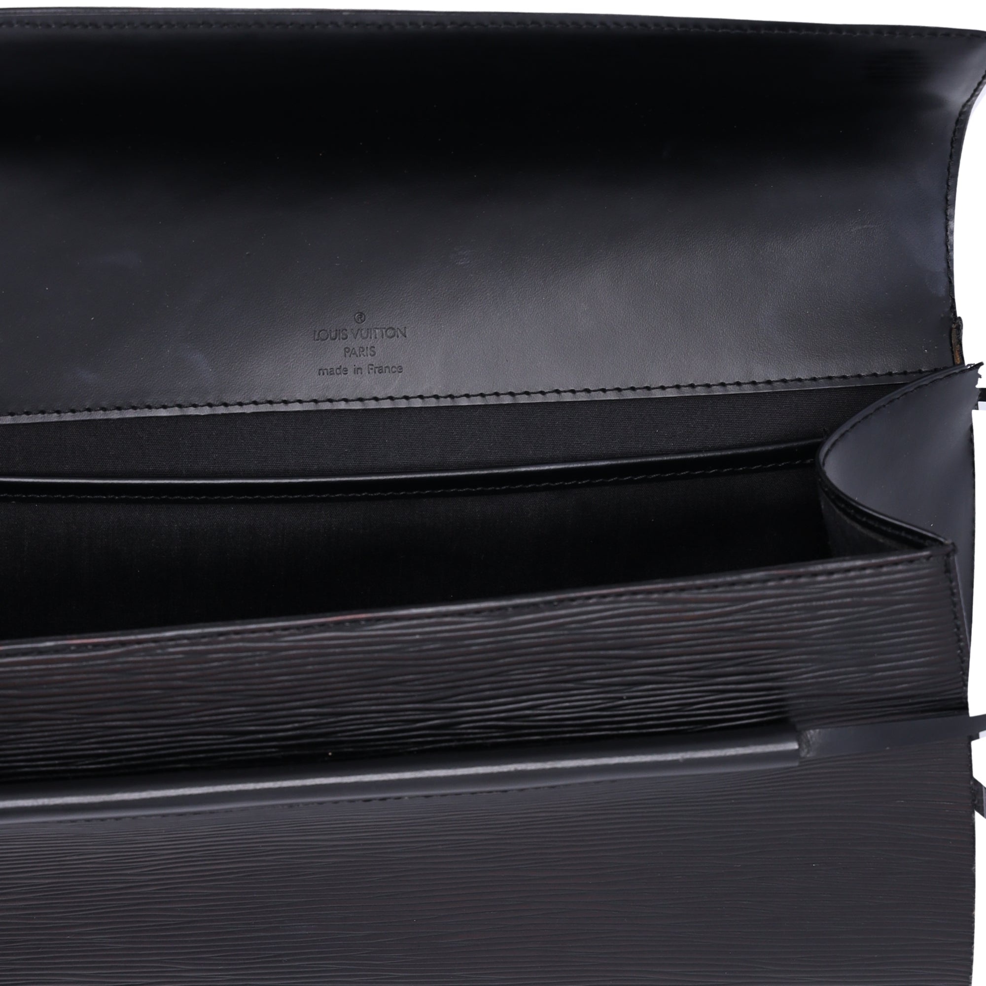 Louis Vuitton Dinard Epi Shoulder Bag M52022 Black Leather