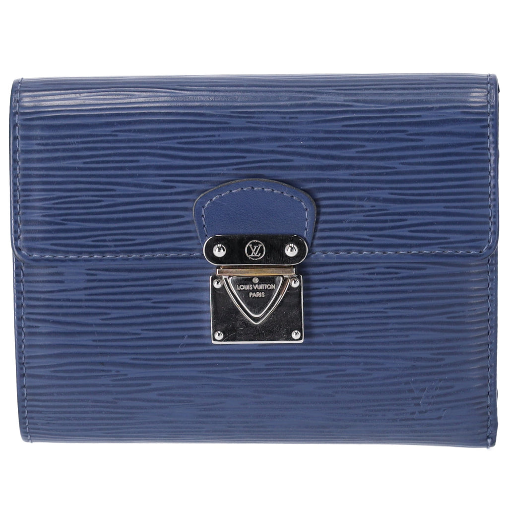 Louis Vuitton Koala Trifold Wallet M5801G Blue Myrtilles Epi Leather
