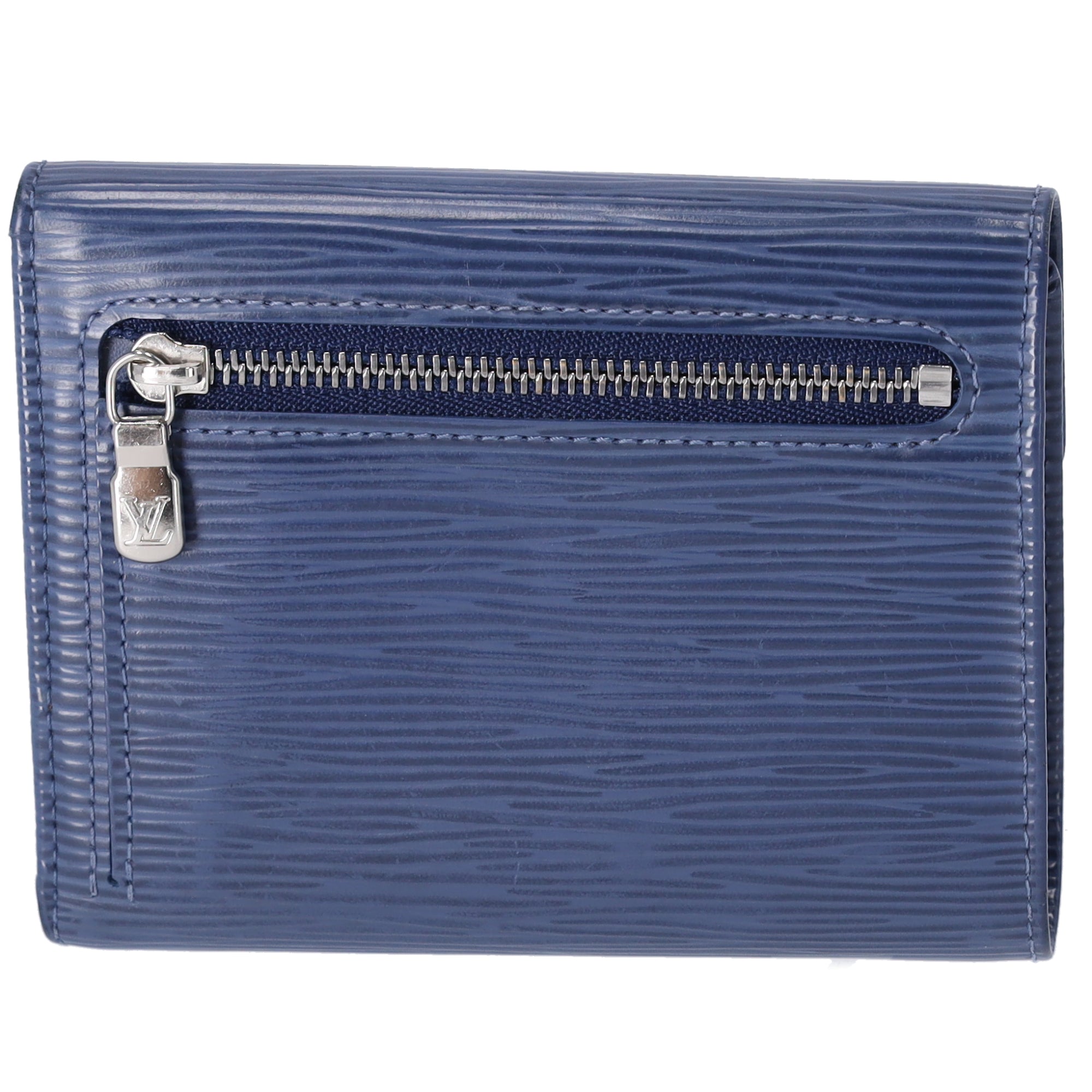 Louis Vuitton Koala Trifold Wallet M5801G Blue Myrtilles Epi Leather