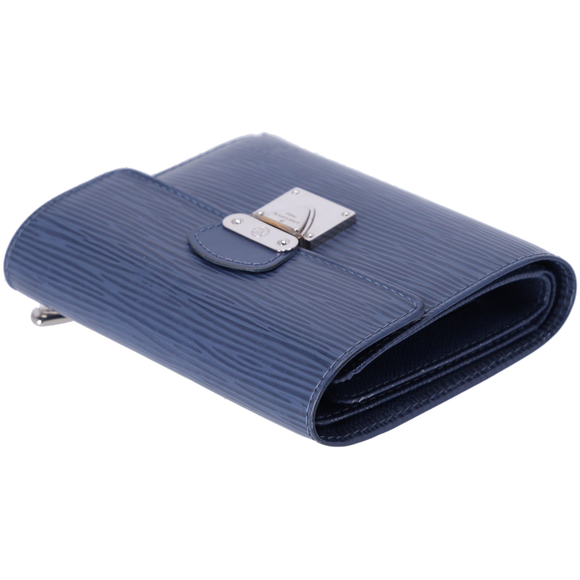 Louis Vuitton Koala Trifold Wallet M5801G Blue Myrtilles Epi Leather