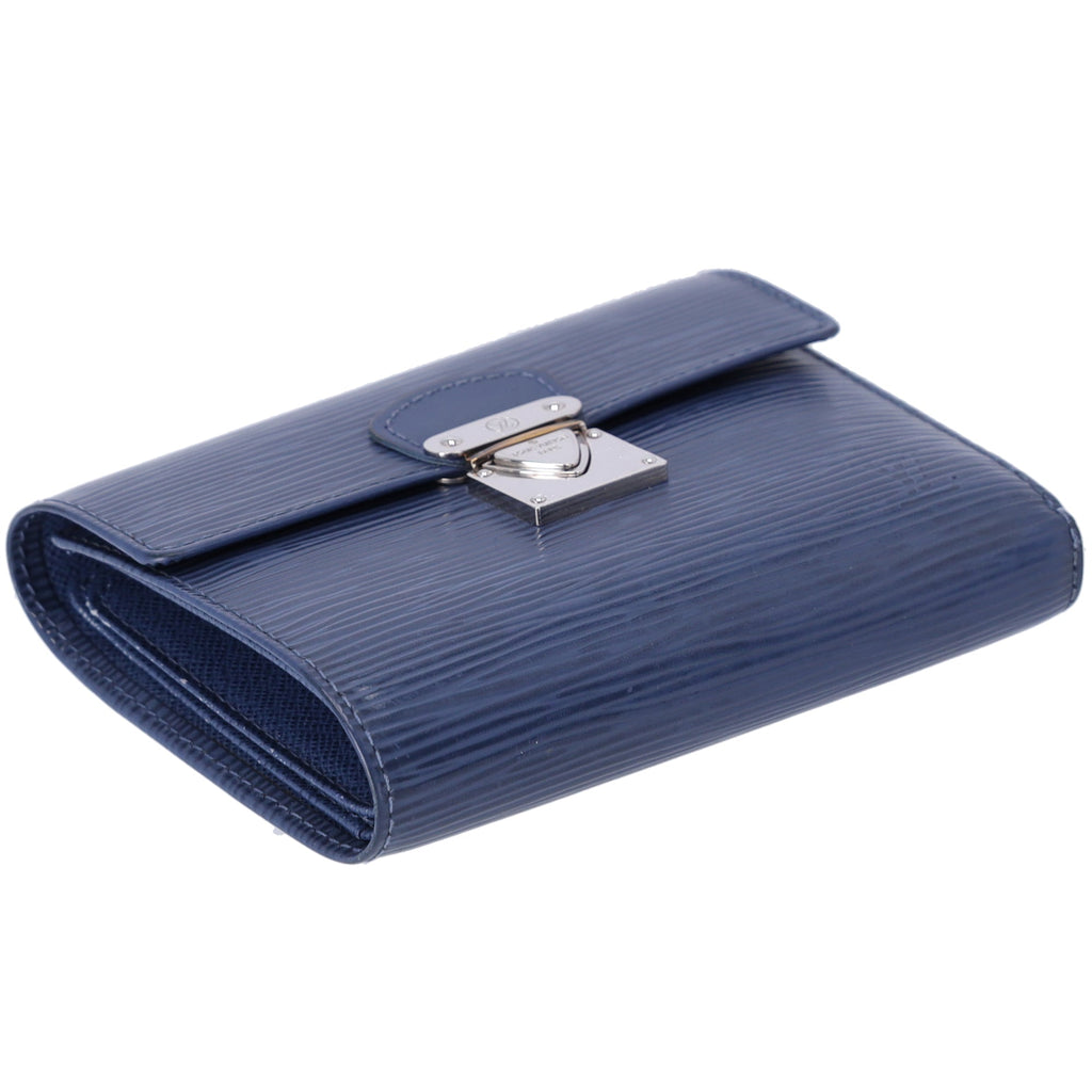 Louis Vuitton Koala Trifold Wallet M5801G Blue Myrtilles Epi Leather