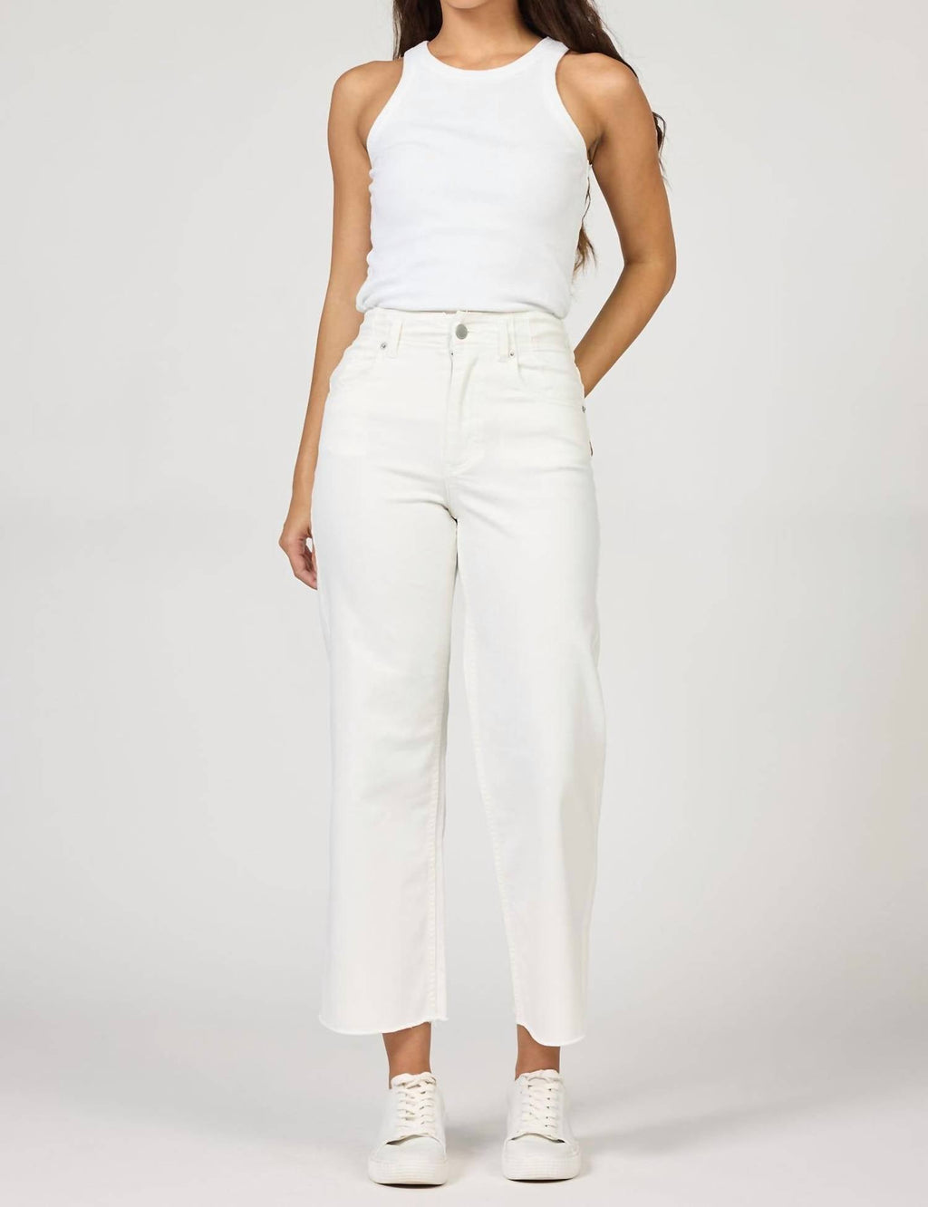 Holly High-Rise Jean In White