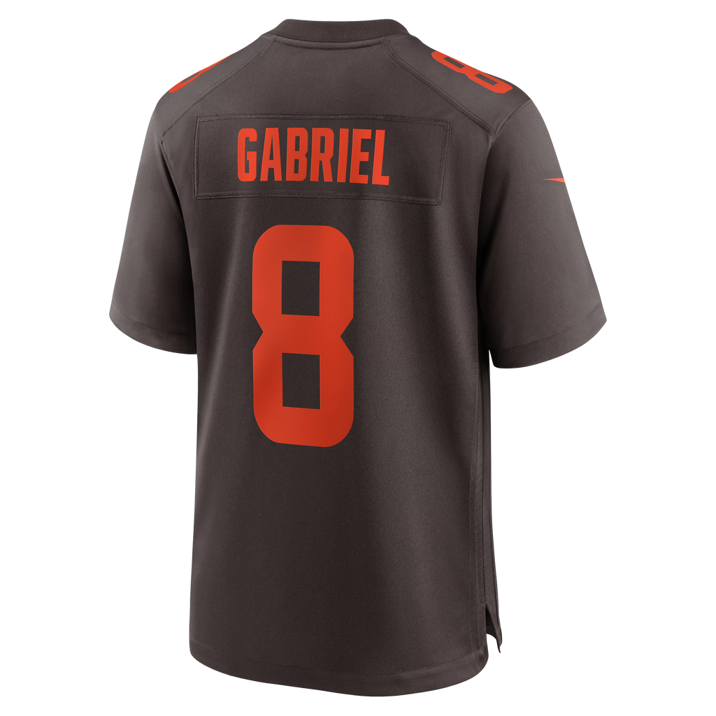 Cleveland Browns Dillon Gabriel Brown Alpha Dawg Game Jersey