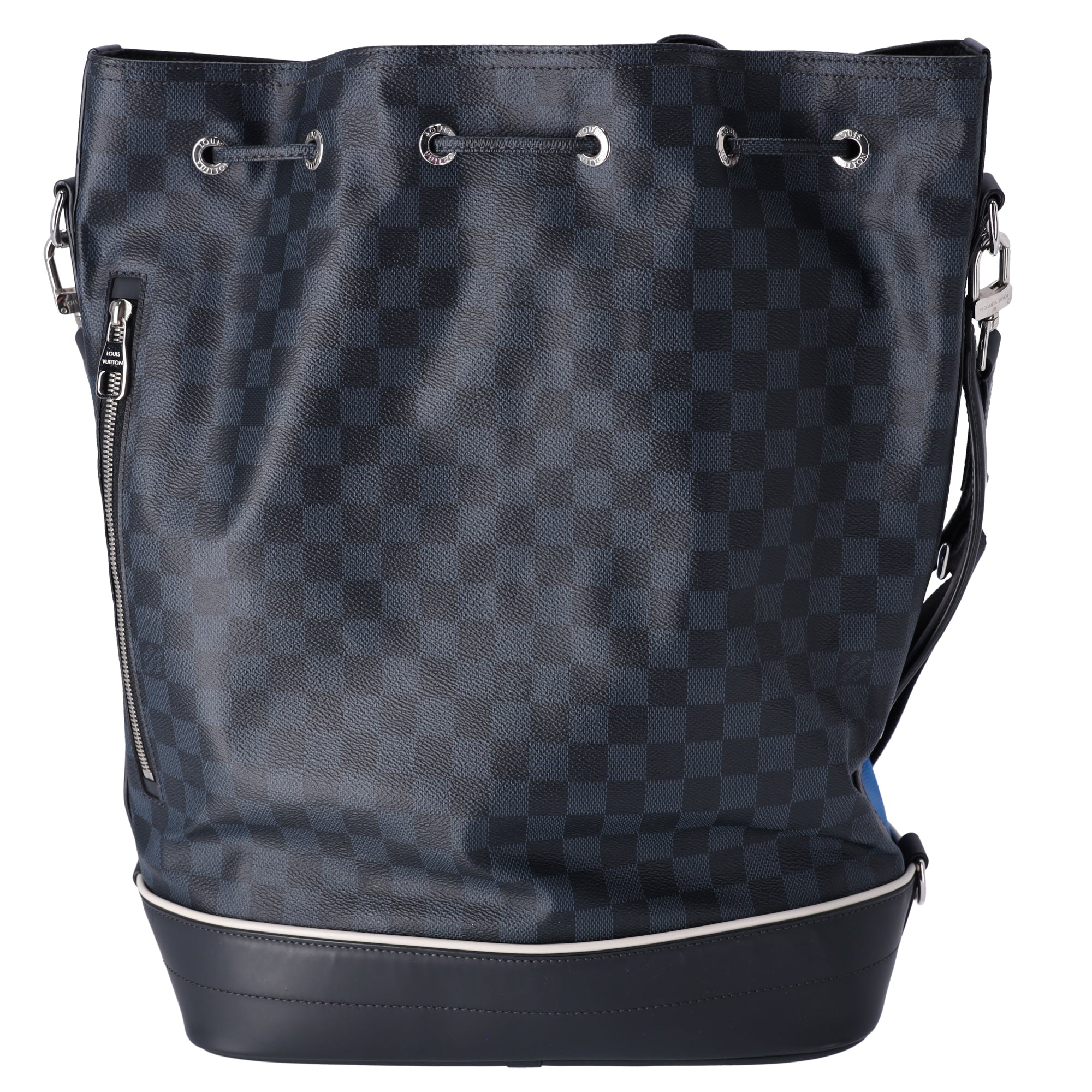 Louis Vuitton 2017 America's Cup Damier Cobalt Noe Marin Bucket Bag Tote