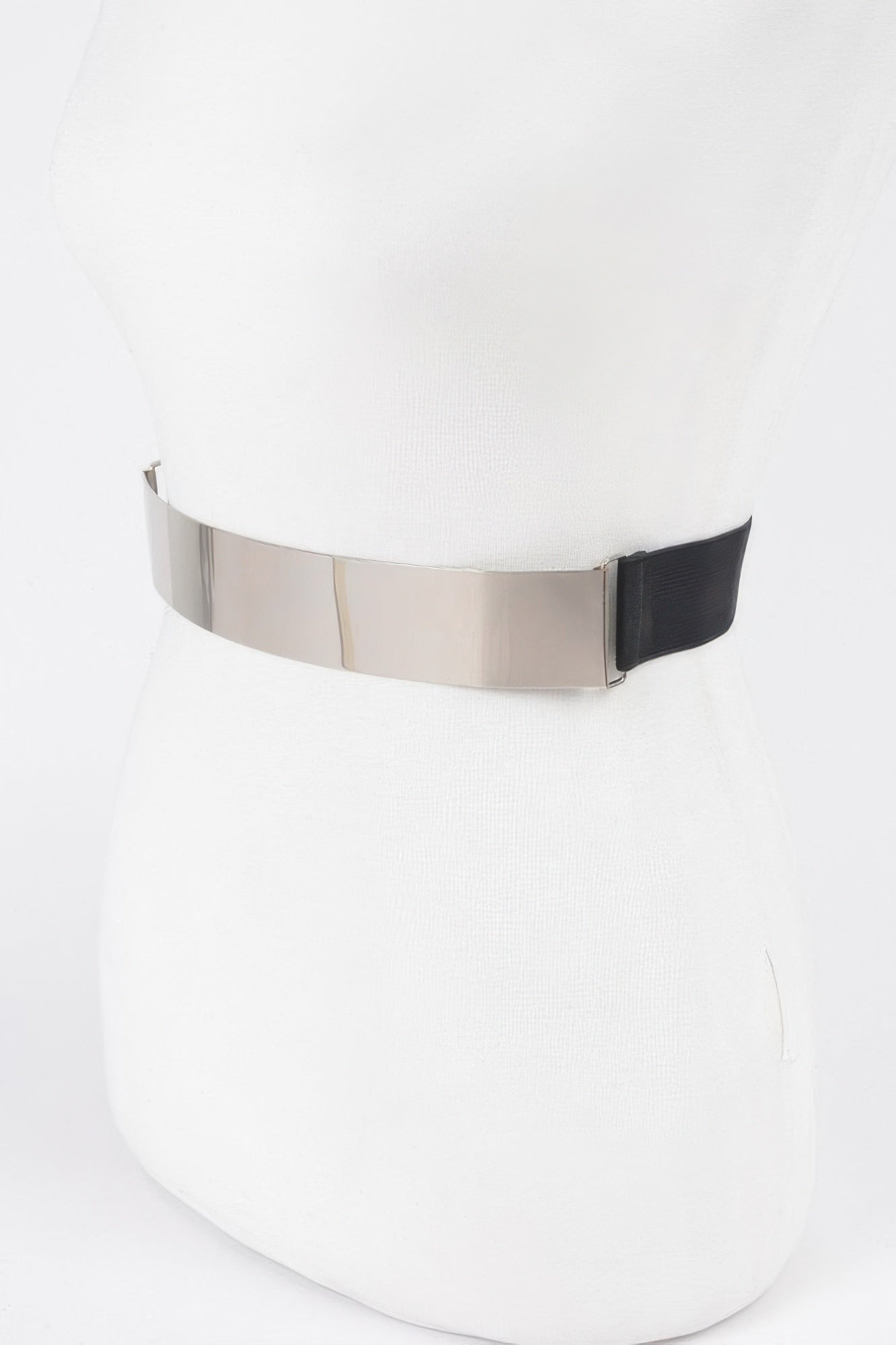 Modern Metal Accent Waist Belt