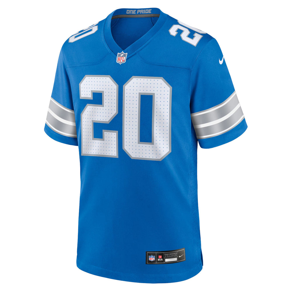 Detroit Lions Barry Sanders Blue Retired Player Game Jersey