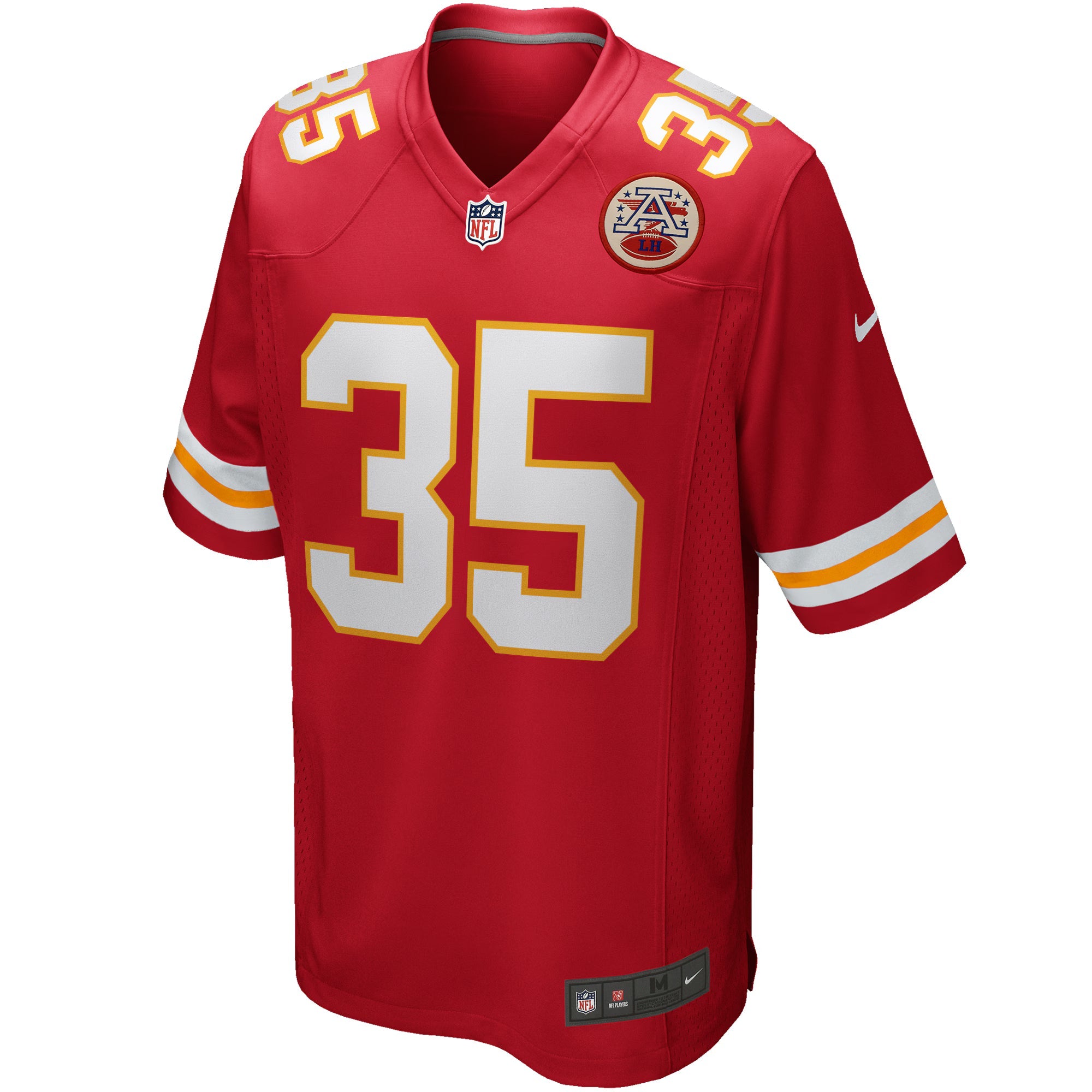 Kansas City Chiefs Christian Okoye Red Game Retired Player Jersey