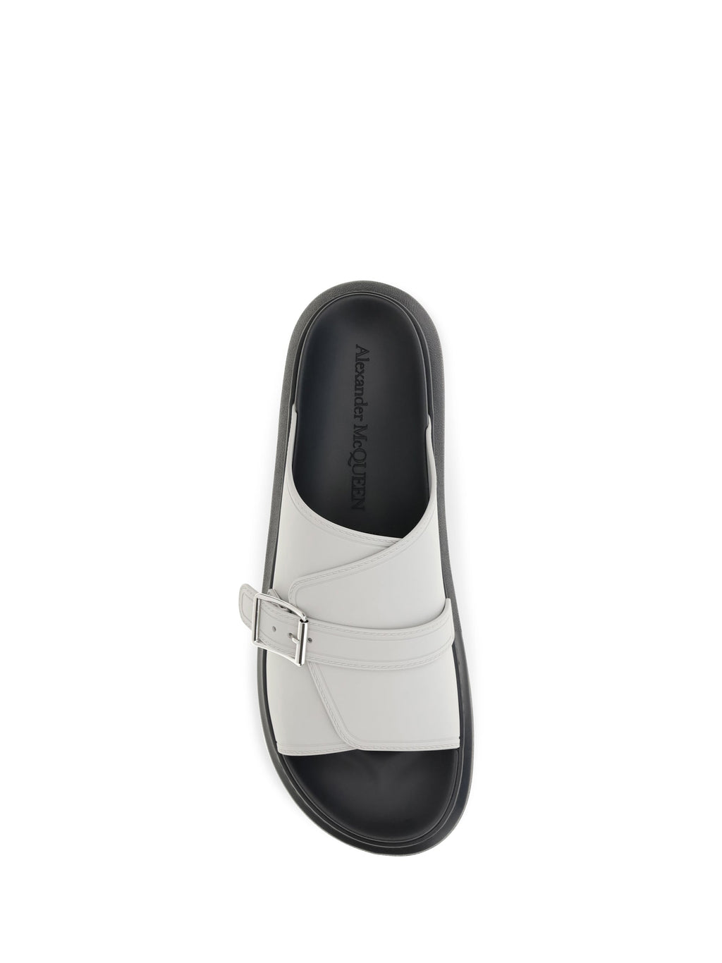 Alexander Mcqueen Men Buckle Slide Sandals