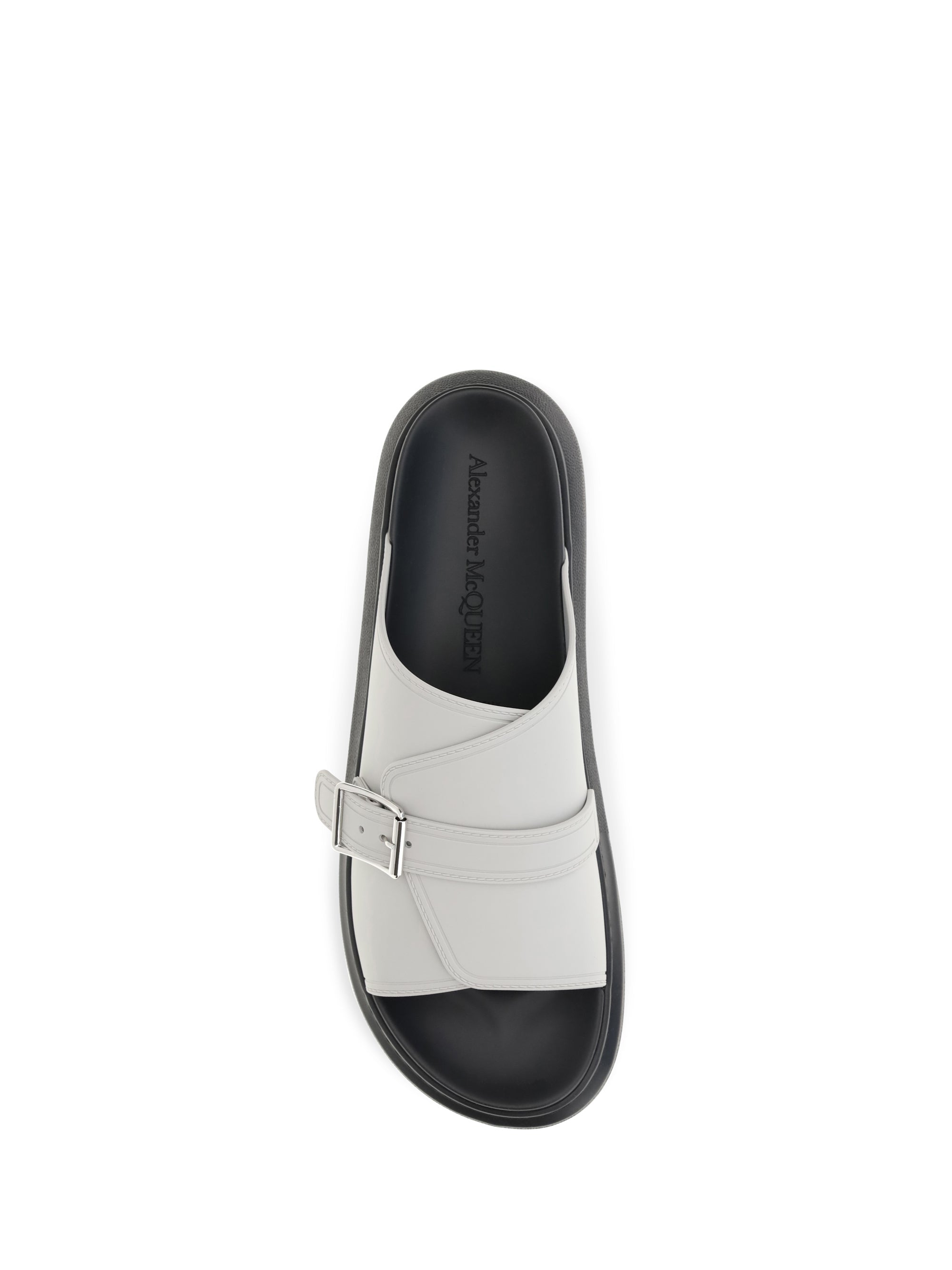 Alexander Mcqueen Men Buckle Slide Sandals