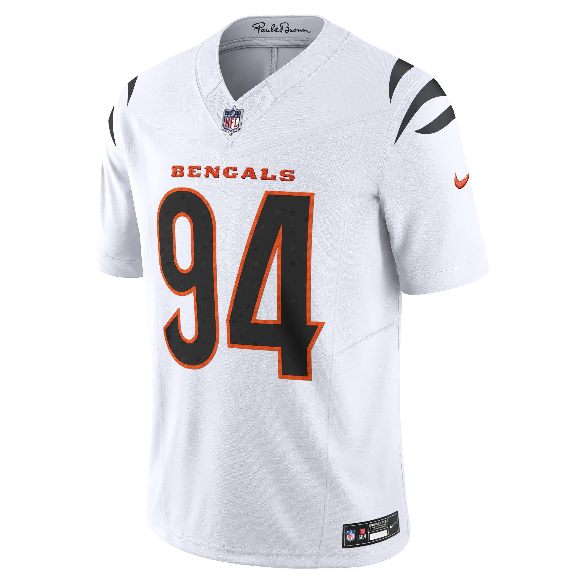 Cincinnati Bengals Sam Hubbard White Vapor F.U.S.E. Limited Jersey
