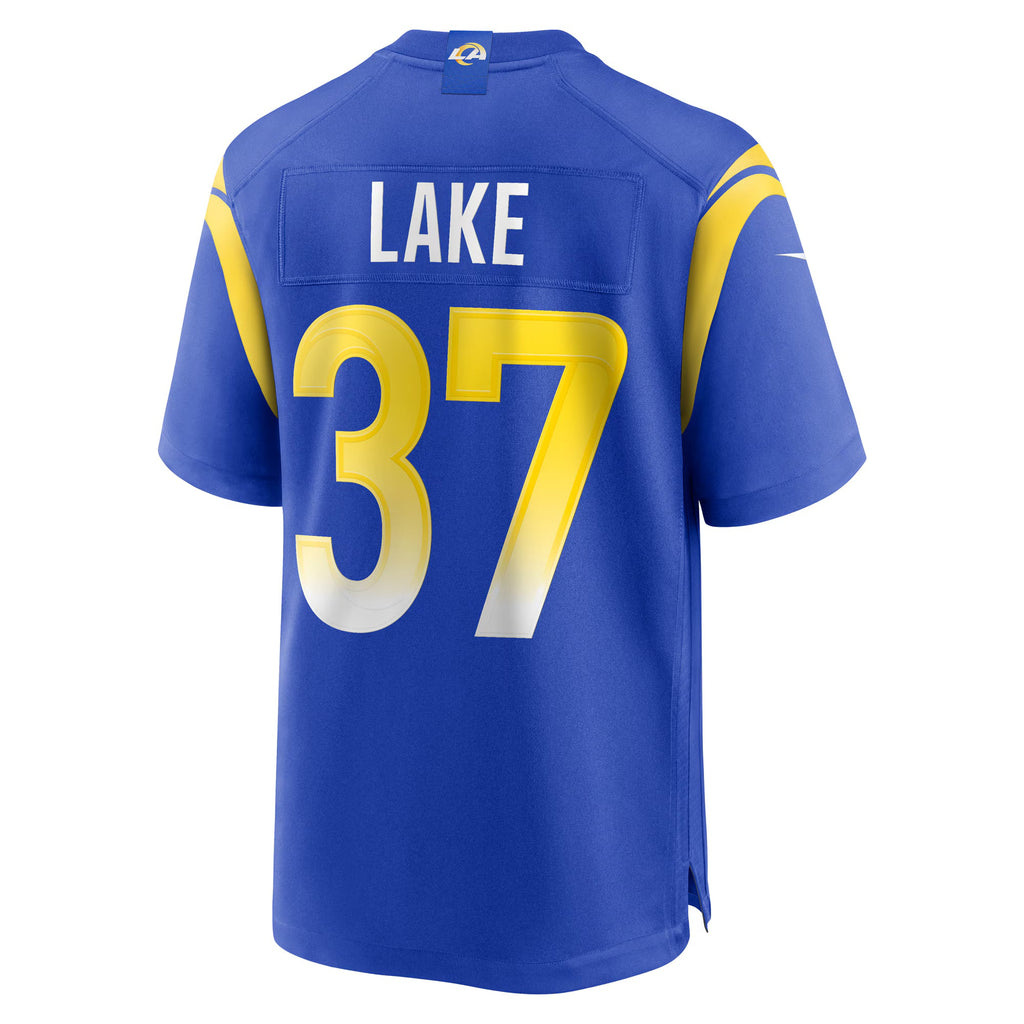 Los Angeles Rams Quentin Lake Royal Game Player Jersey