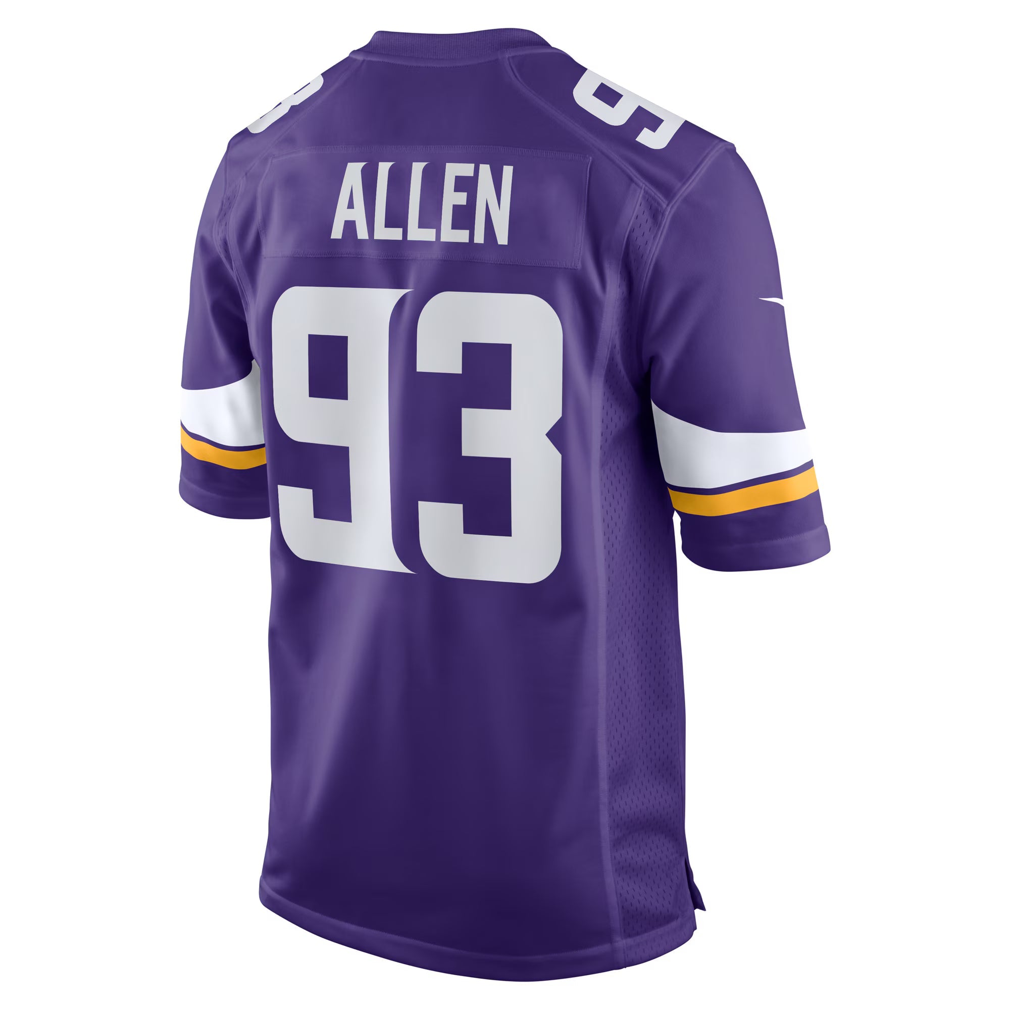 Minnesota Vikings Jonathan Allen Purple Team Game Jersey