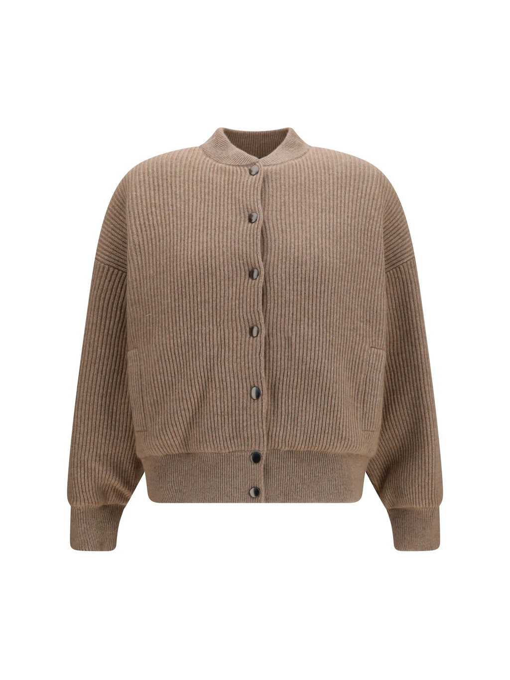 Brunello Cucinelli Women Ribbed Cashmere Bomber