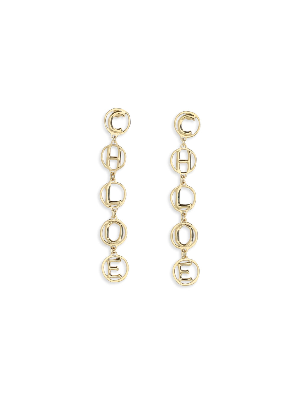 Chloé Women Script Drop Earrings