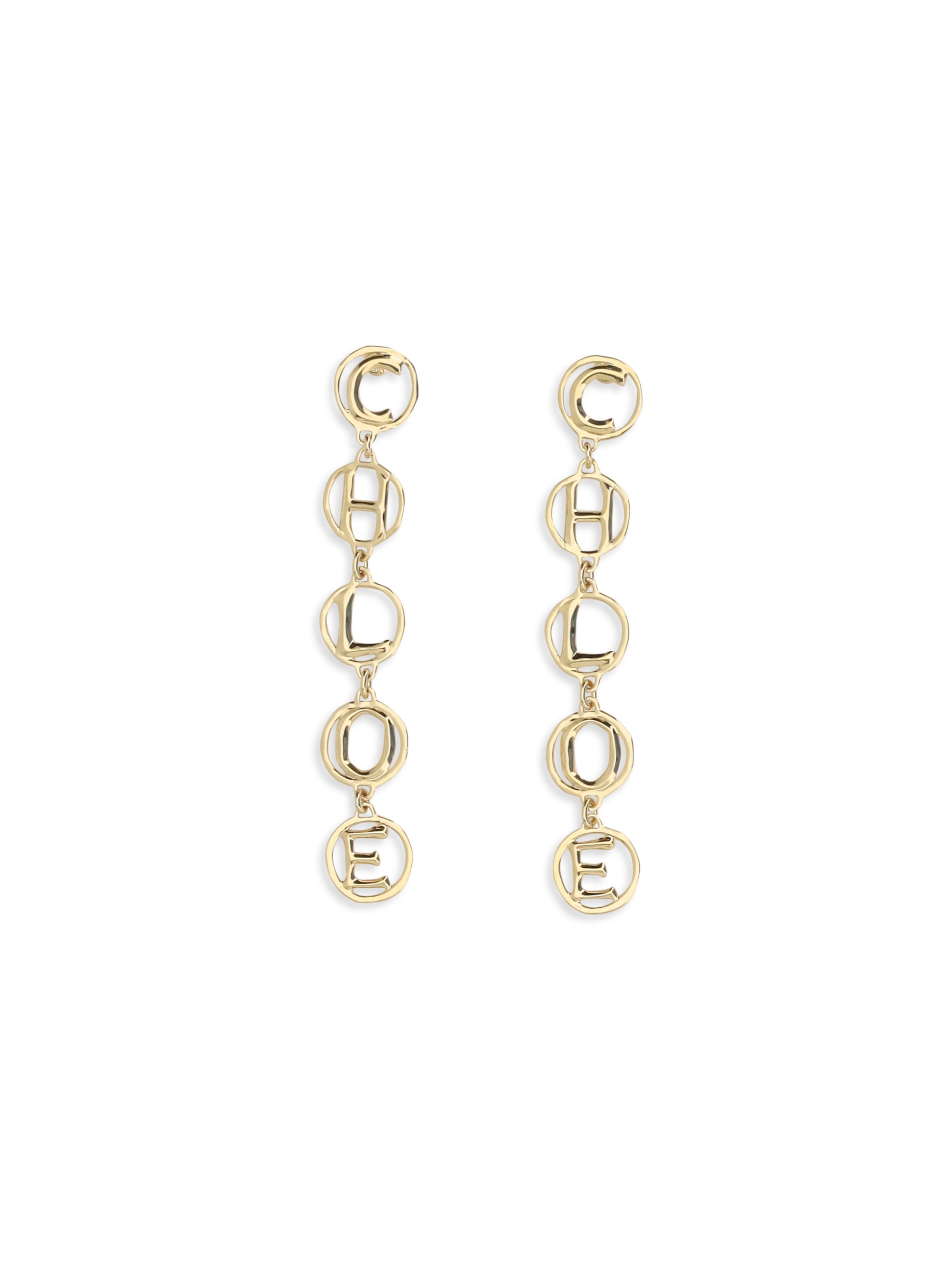 Chloé Women Script Drop Earrings