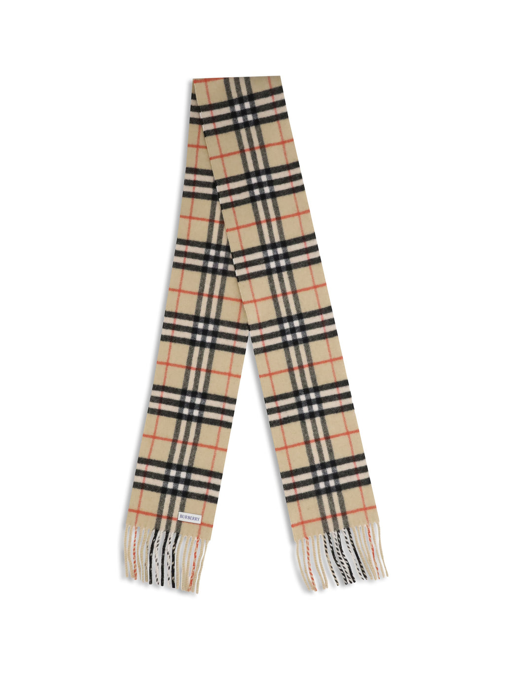 Burberry Men Thin Cashmere Check Scarf