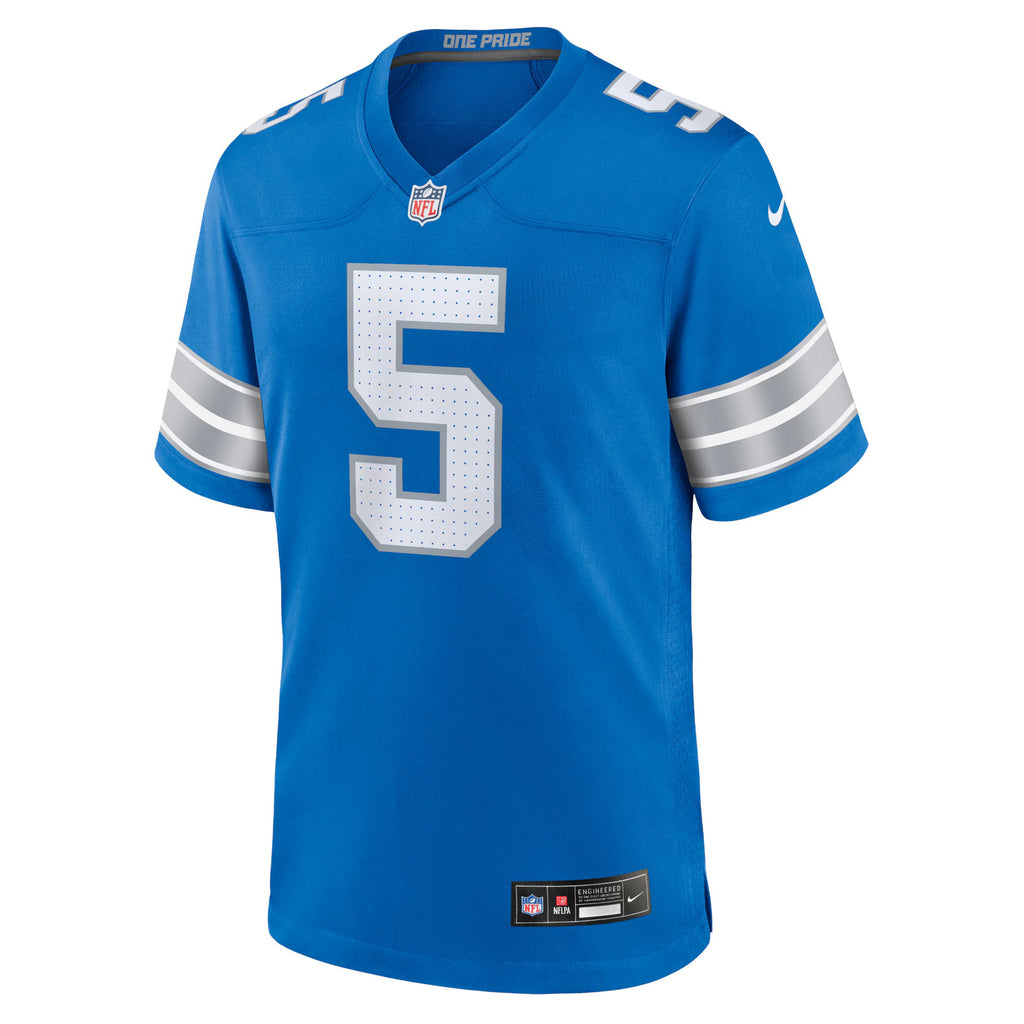 Detroit Lions David Montgomery Blue Game Jersey
