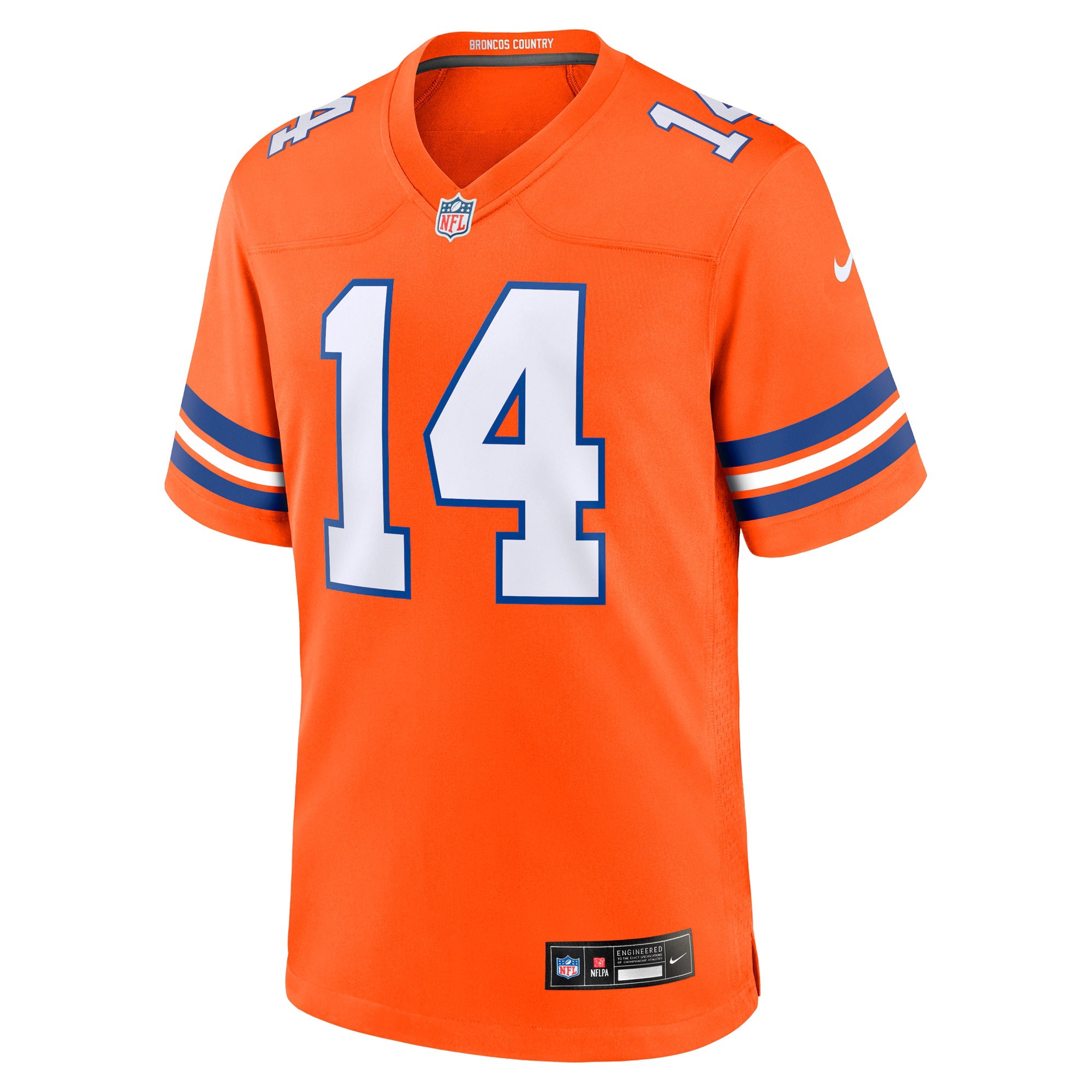 Denver Broncos Courtland Sutton Orange Alternate Game Jersey