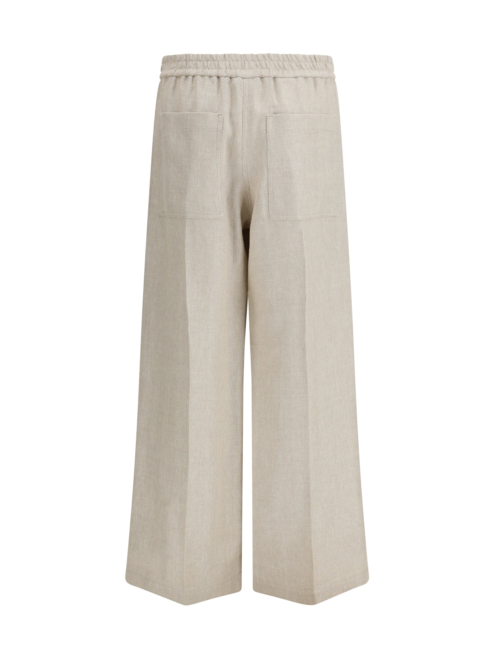 Brunello Cucinelli Women Elasticated-Waistband Pants