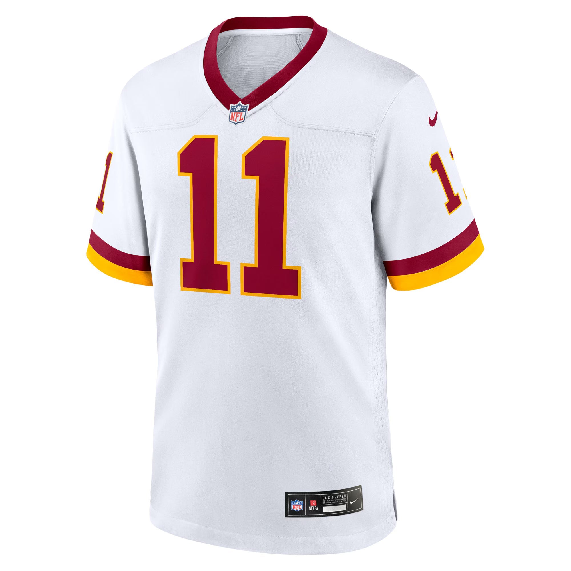 Washington Commanders Luke McCaffrey White Game Super Bowl Era Jersey