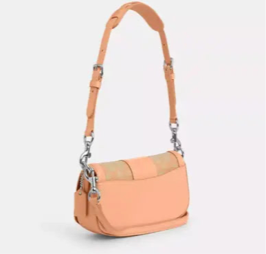 NWT Coach Andrea Small Shoulder/ Crossbody Bag Signature Jacquard & Leather