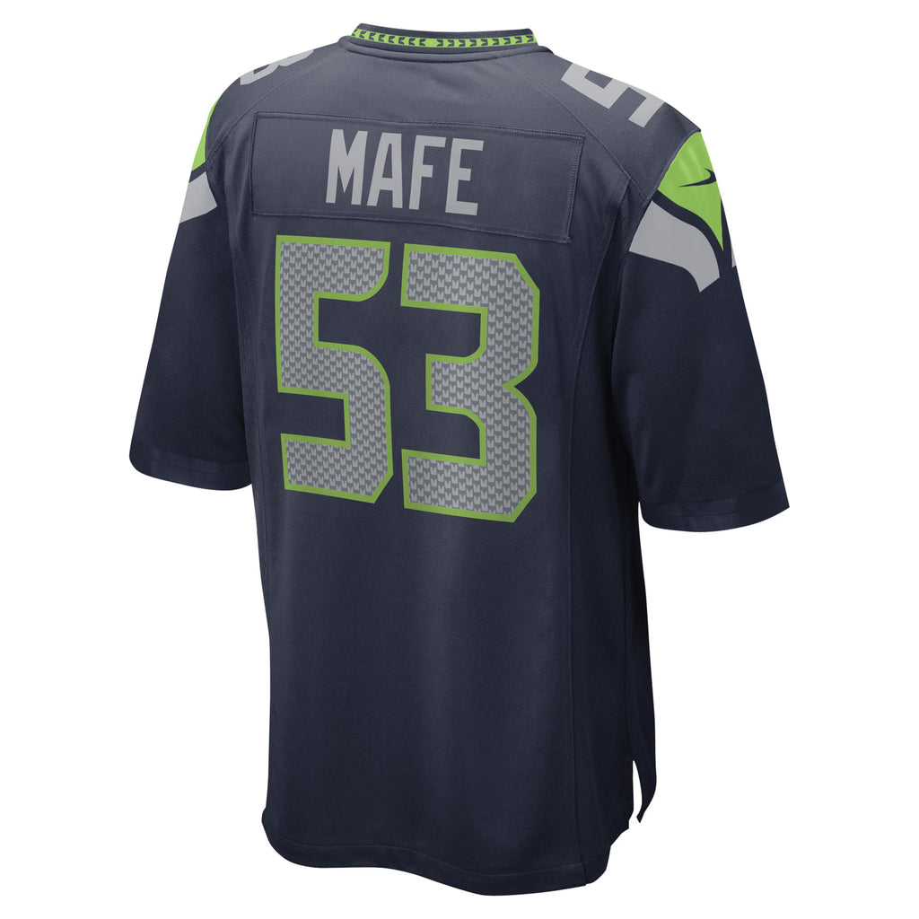 Seattle Seahawks Boye Mafe College Navy Game Player Jersey