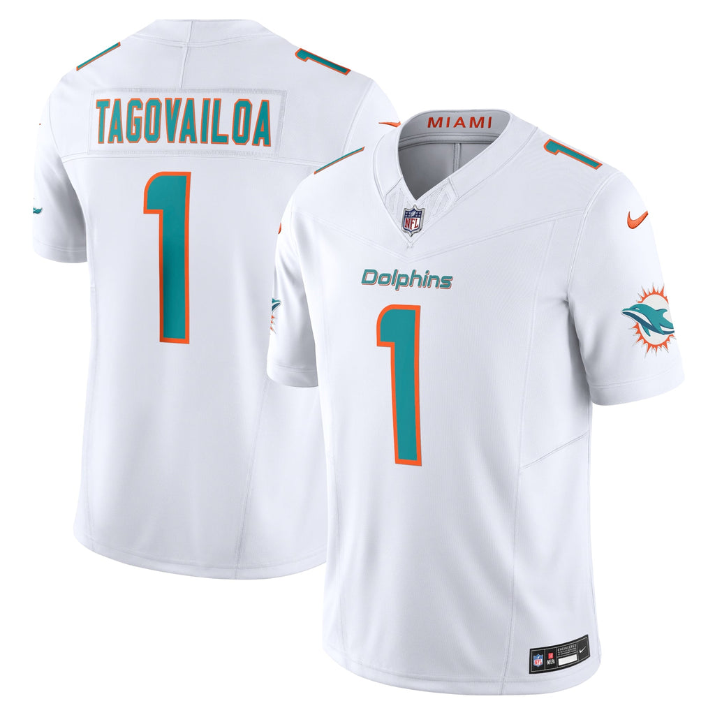 Miami Dolphins Tua Tagovailoa White Vapor F.U.S.E. Limited Jersey