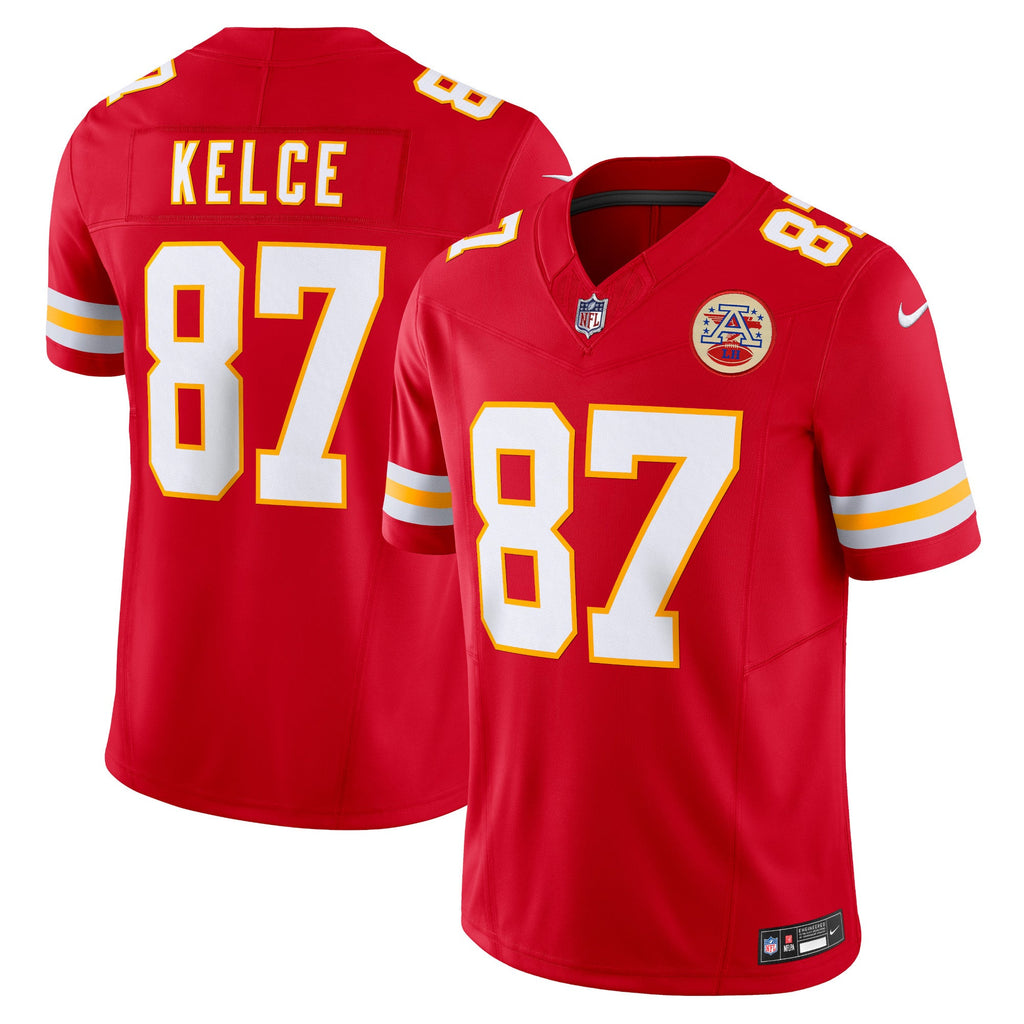 Kansas City Chiefs Travis Kelce Red Vapor F.U.S.E. Limited Jersey