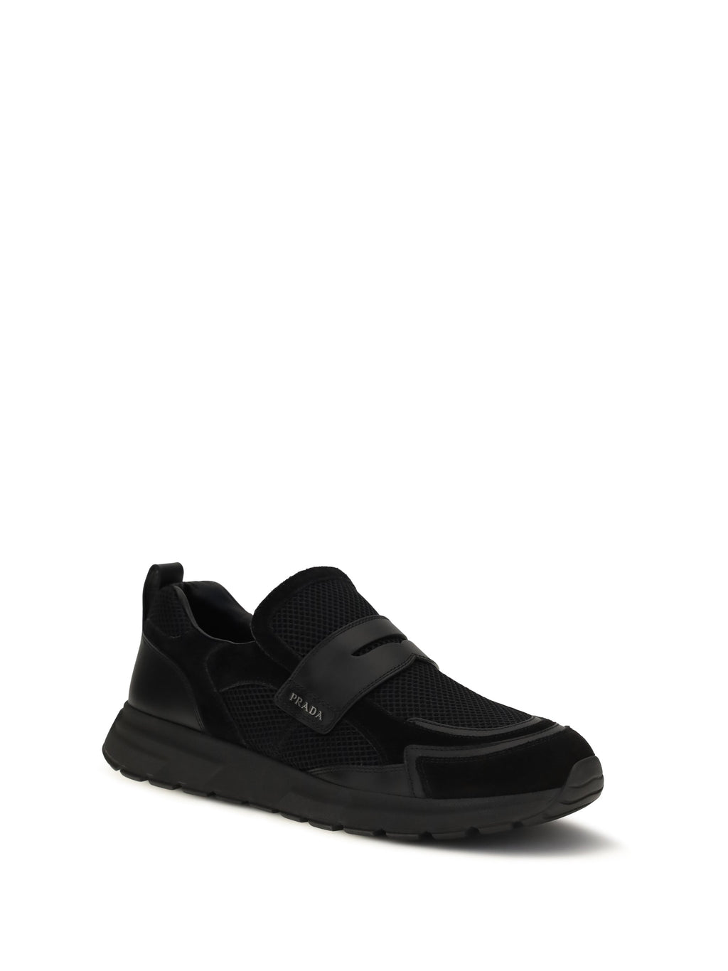 Prada Men Sport Mesh Loafers