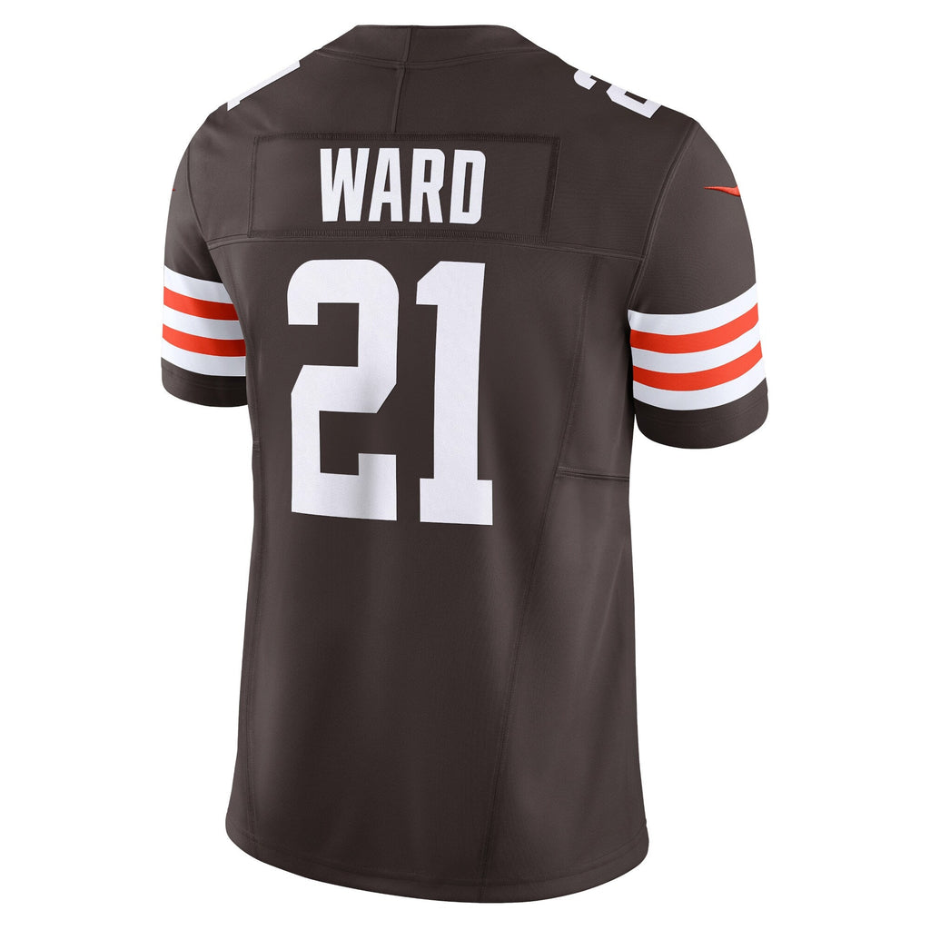 Cleveland Browns Denzel Ward Brown Vapor F.U.S.E. Limited Jersey