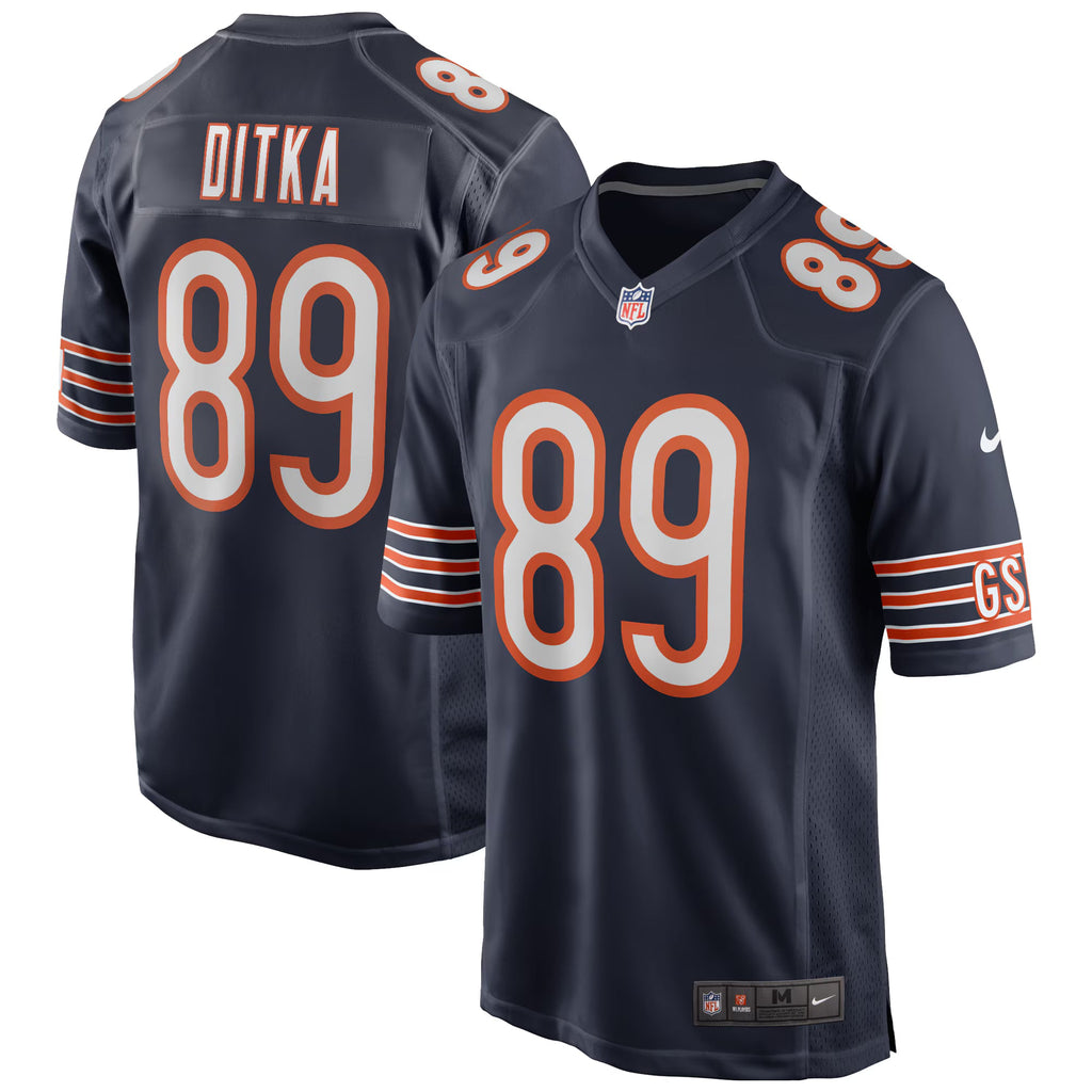 Chicago Bears Mike Ditka Navy Game Retired Player Jersey