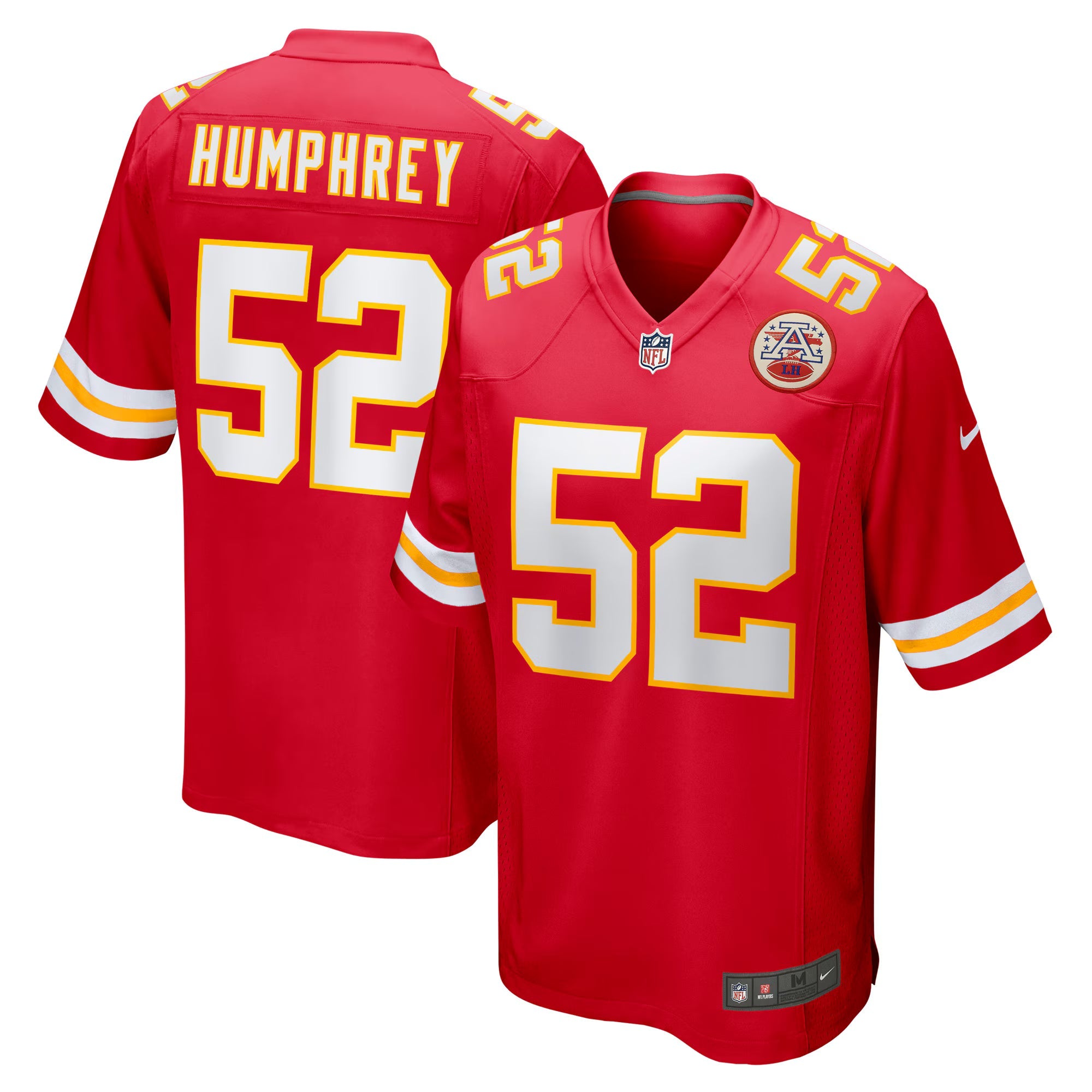 Kansas City Chiefs Creed Humphrey Red Game Jersey