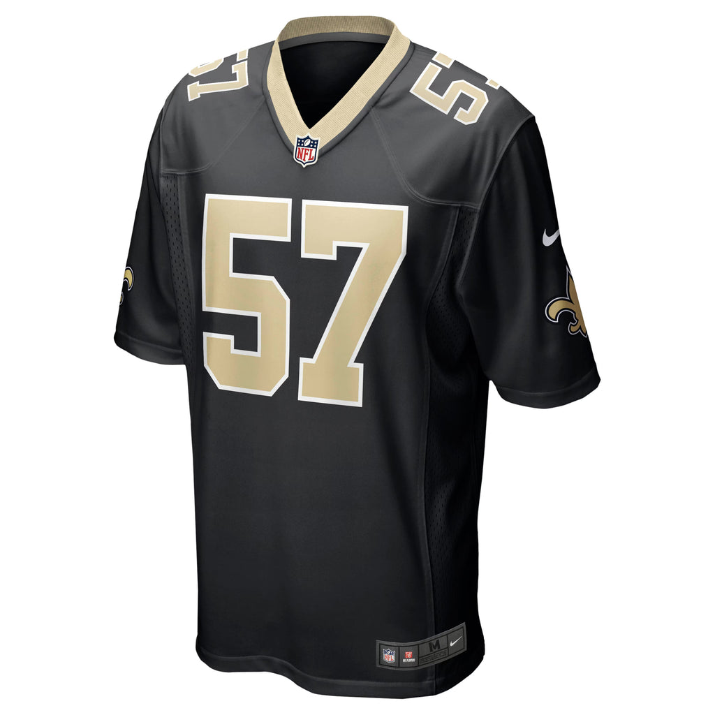 New Orleans Saints Rickey Jackson Black Retired Player Jersey