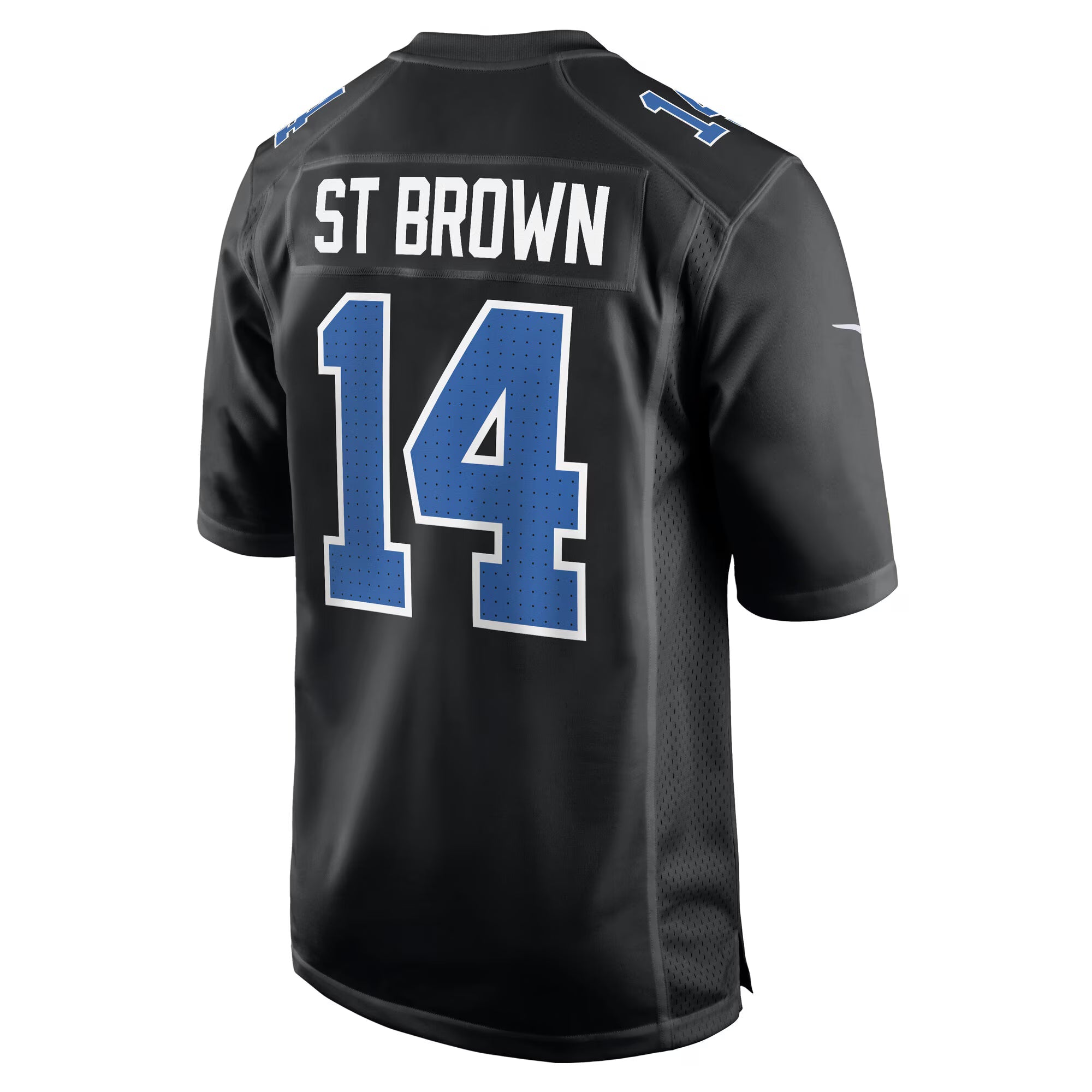 Detroit Lions Amon-Ra St. Brown Carbon Black Carbon Fashion Jersey
