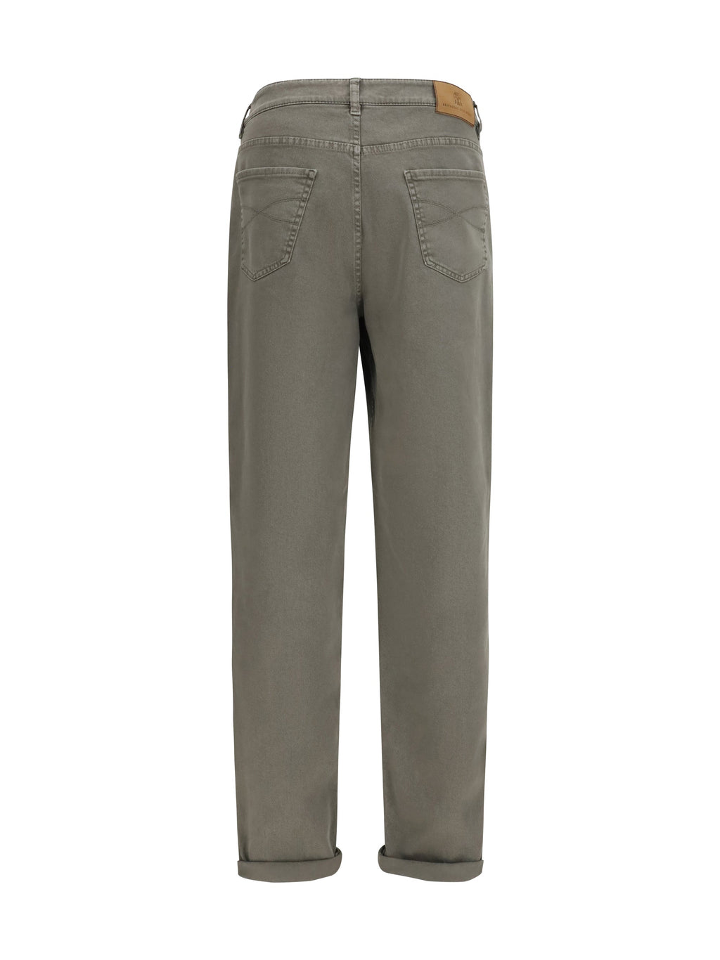 Brunello Cucinelli Men Jeans With Turn-Up Hem