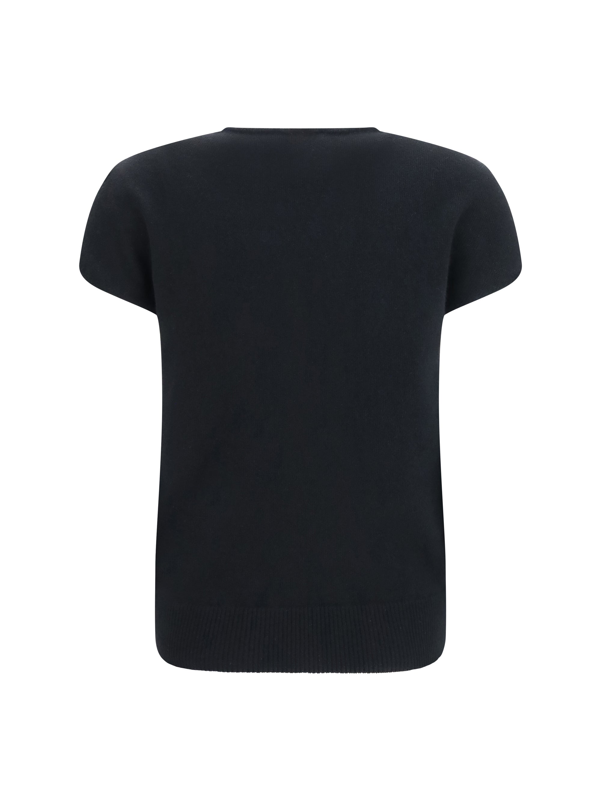 Balmain Women Sleeveless Wool And Cashmere Sweater