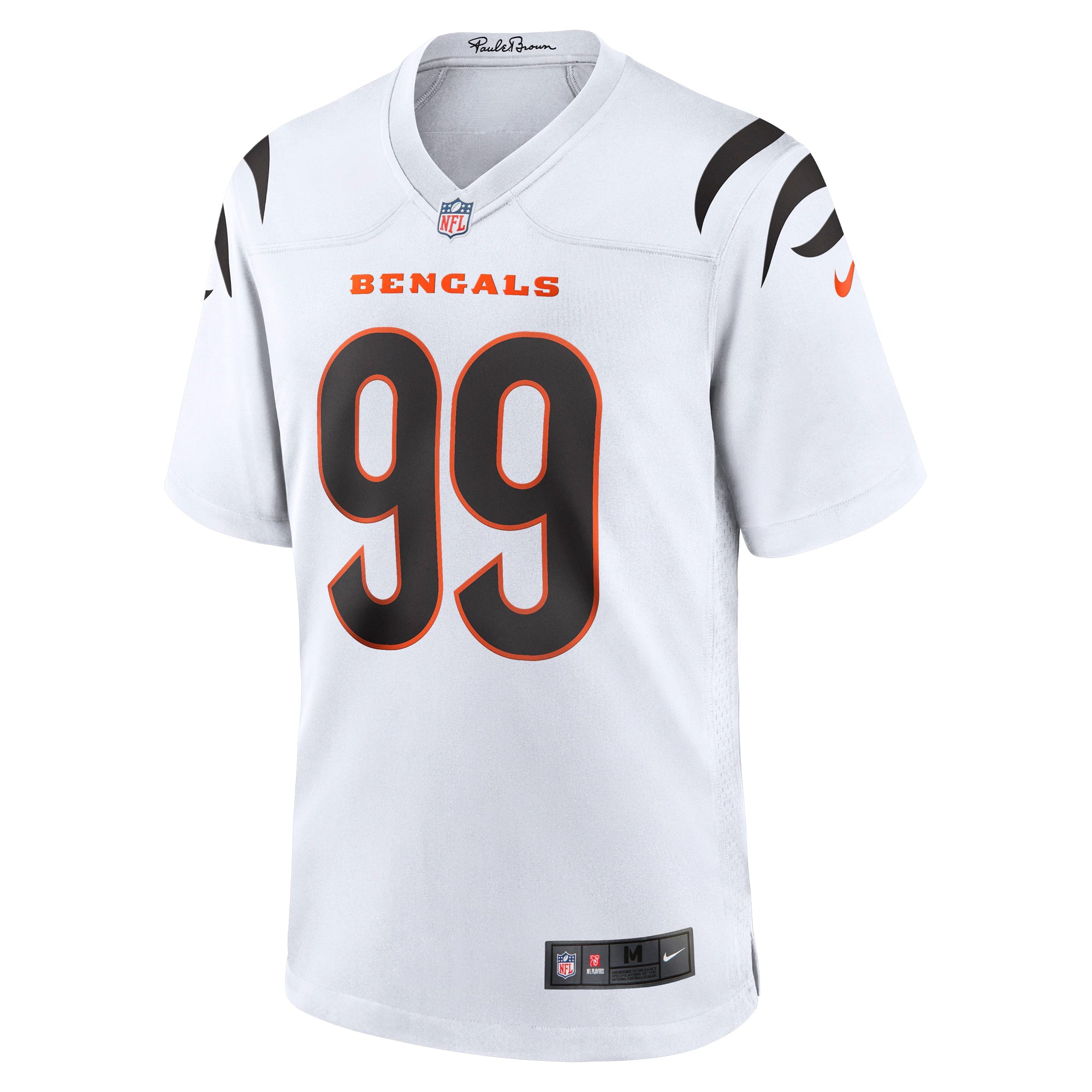 Cincinnati Bengals Myles Murphy White Team Game Jersey