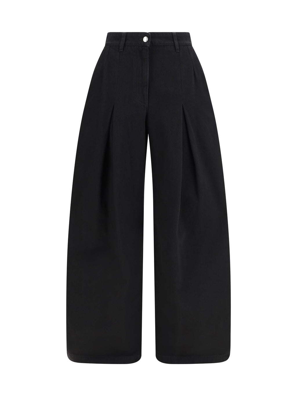 Dolce & Gabbana Women Wide-Leg Cotton Jeans