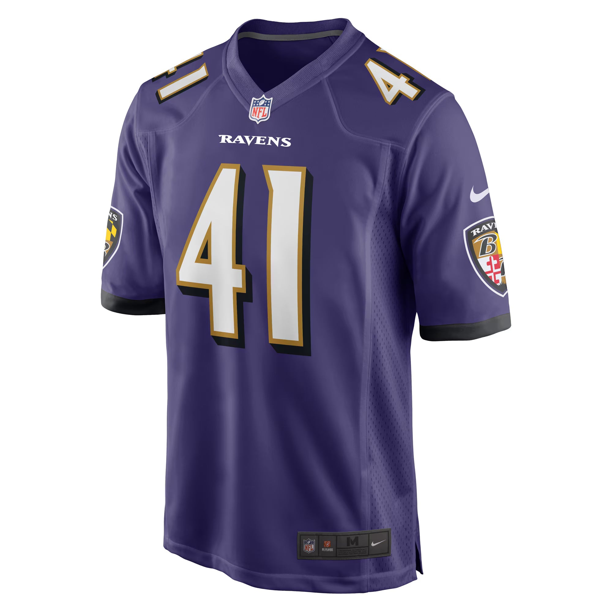Baltimore Ravens Daryl Worley Purple Game Player Jersey