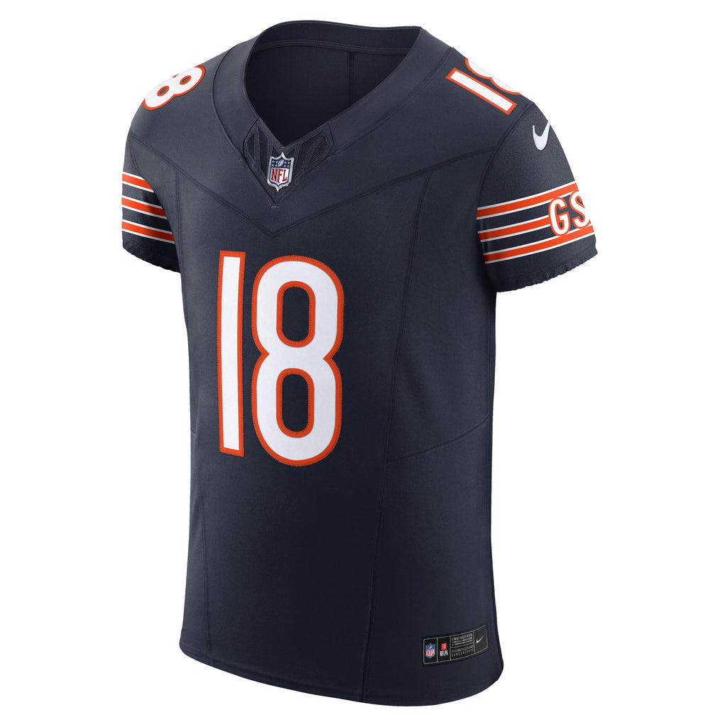 Chicago Bears Caleb Williams Navy Vapor F.U.S.E. Elite Jersey