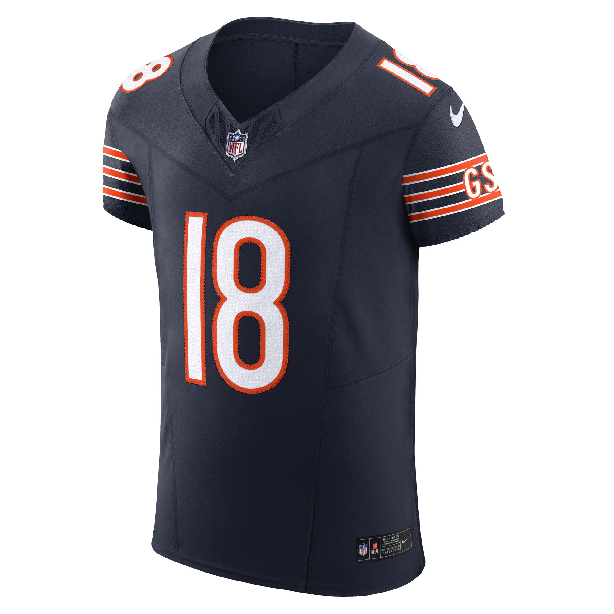 Chicago Bears Caleb Williams Navy Vapor F.U.S.E. Elite Jersey